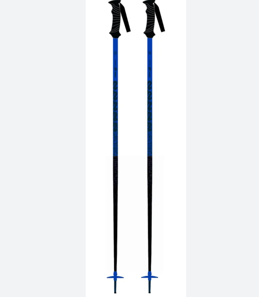 K2 Mens ski poles POWER ALUMINUM BLUE