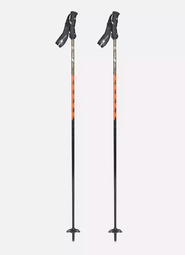 K2 Ski Poles POWER CARBON black and orange