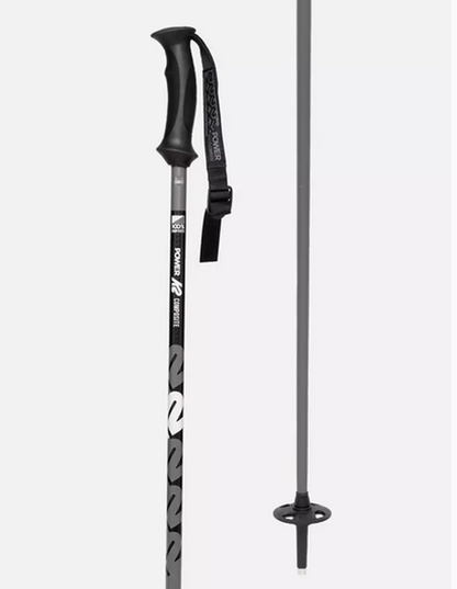 K2 ski poles POWER COMPOSITE gunmetal