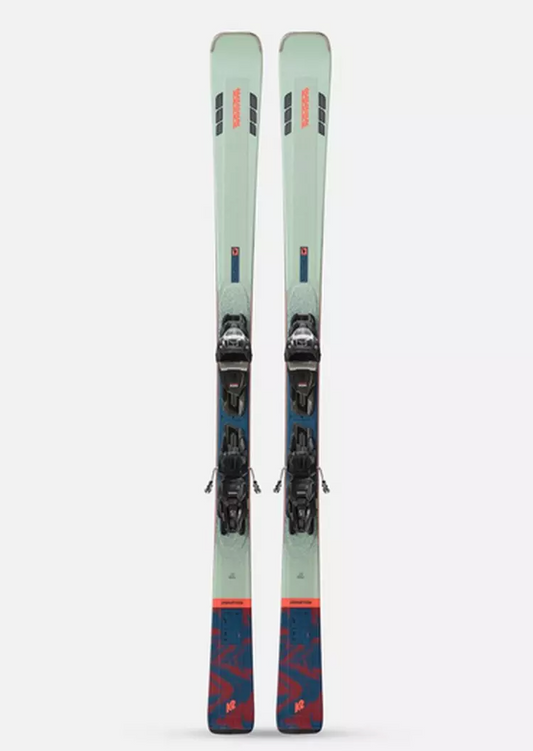 K2 Skis DISRUPTION 78C Women's - ER3 10 Compact Quikclik black - anthracite SET