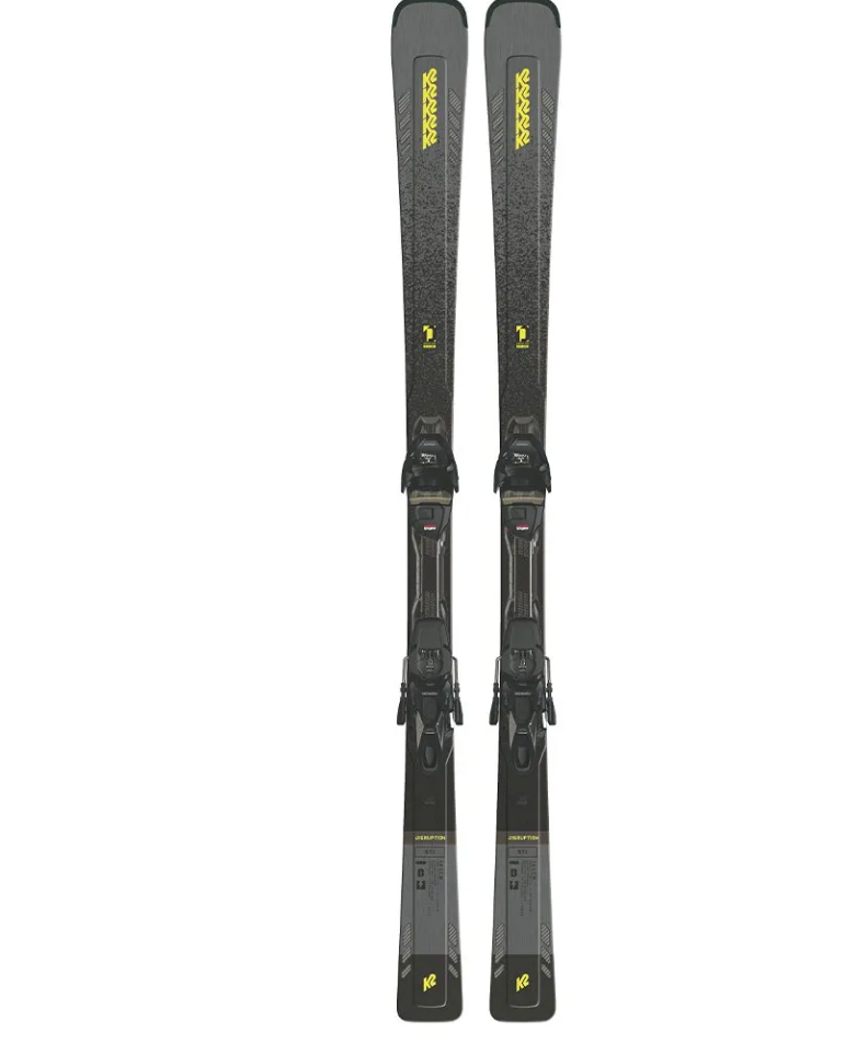 K2 Skis DISRUPTION STI - MXC 12 TCx light Quikclik black - anthracite SET Mens