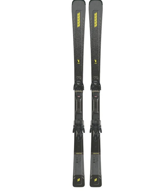 K2 Skis DISRUPTION STI - MXC 12 TCx light Quikclik black - anthracite SET Mens