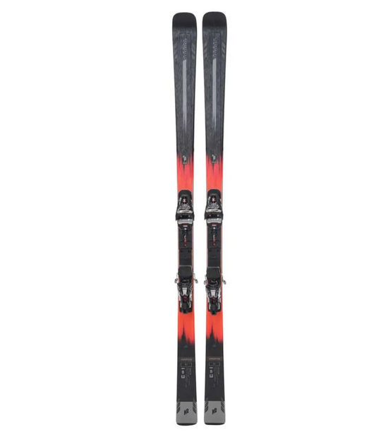 Clearance  K2 DISRUPTION TI2 XCOMP 16 RACE black - grey SET. Mens