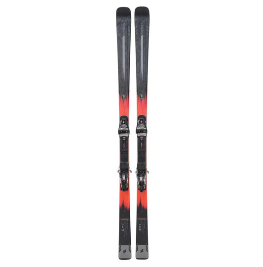 Clearance K2 DISRUPTION TI2 XCOMP 16 RACE black - grey SET. Mens Skis