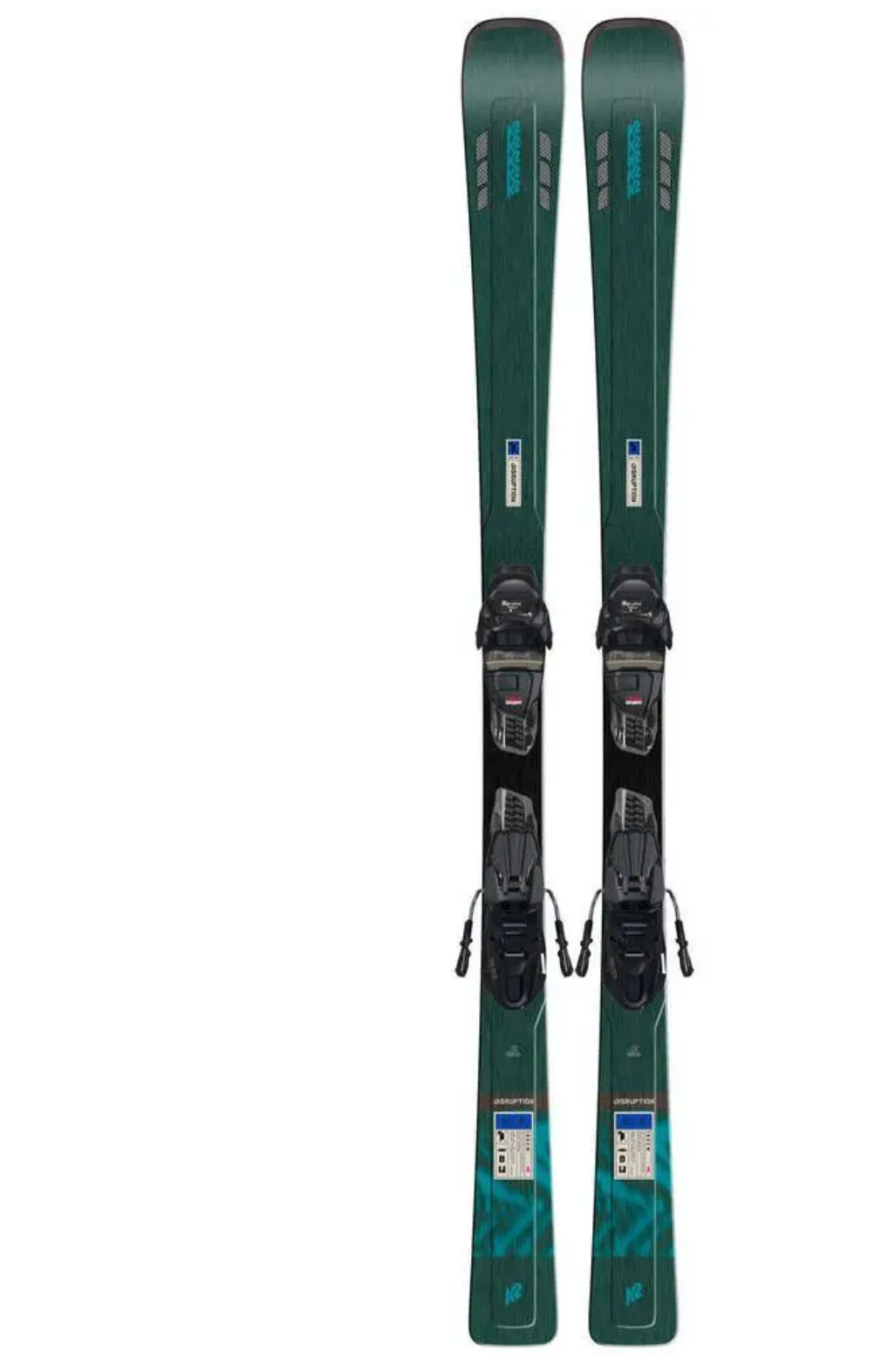 Clearance K2 DISRUPTION 78C W - ER3 10 Compact Quikclik black - anthracite SET. Women's Skis