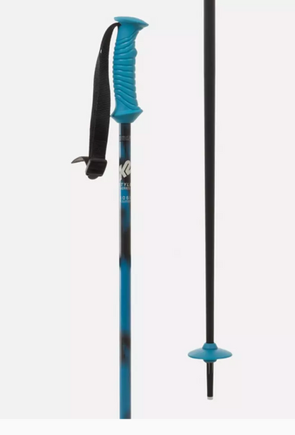 K2 ski poles STYLE ALUMINUM BLUE