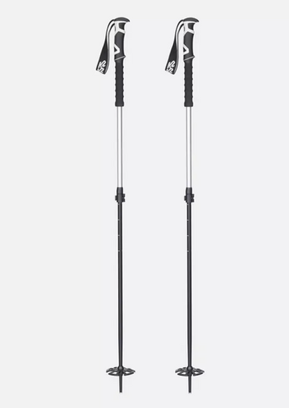 K2 Ski Poles LOCKJAW ALU-EVA silver