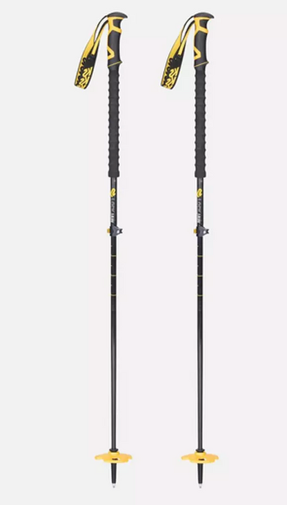 K2 Ski Poles LOCK JAW CARBON PLUS black