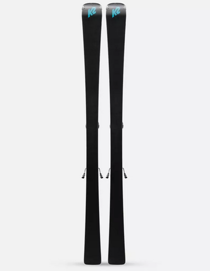 K2 Skis DISRUPTION SC Women's Compact Quikclik black - anthracite SET
