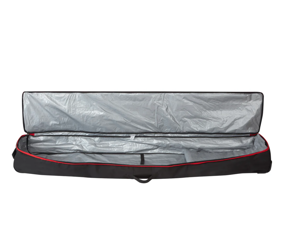 Manbi Mountain Pac Wheely Pro Ski and Snowboard Bag Black